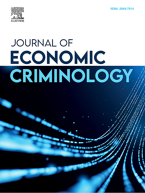 Go to journal home page - Journal of Economic Criminology